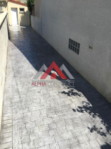béton imprimé ruelle