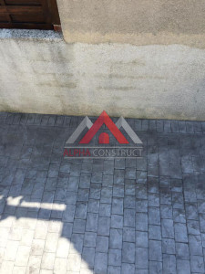 béton imprimé pavages