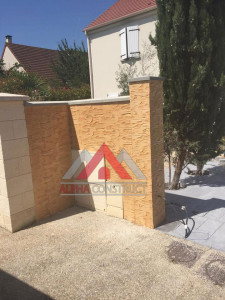 mur béton imprimé