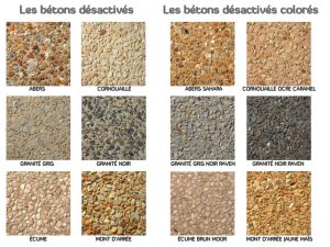 Nuancier couleurs Béton désactivé