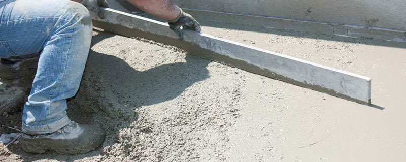 La coulée du béton